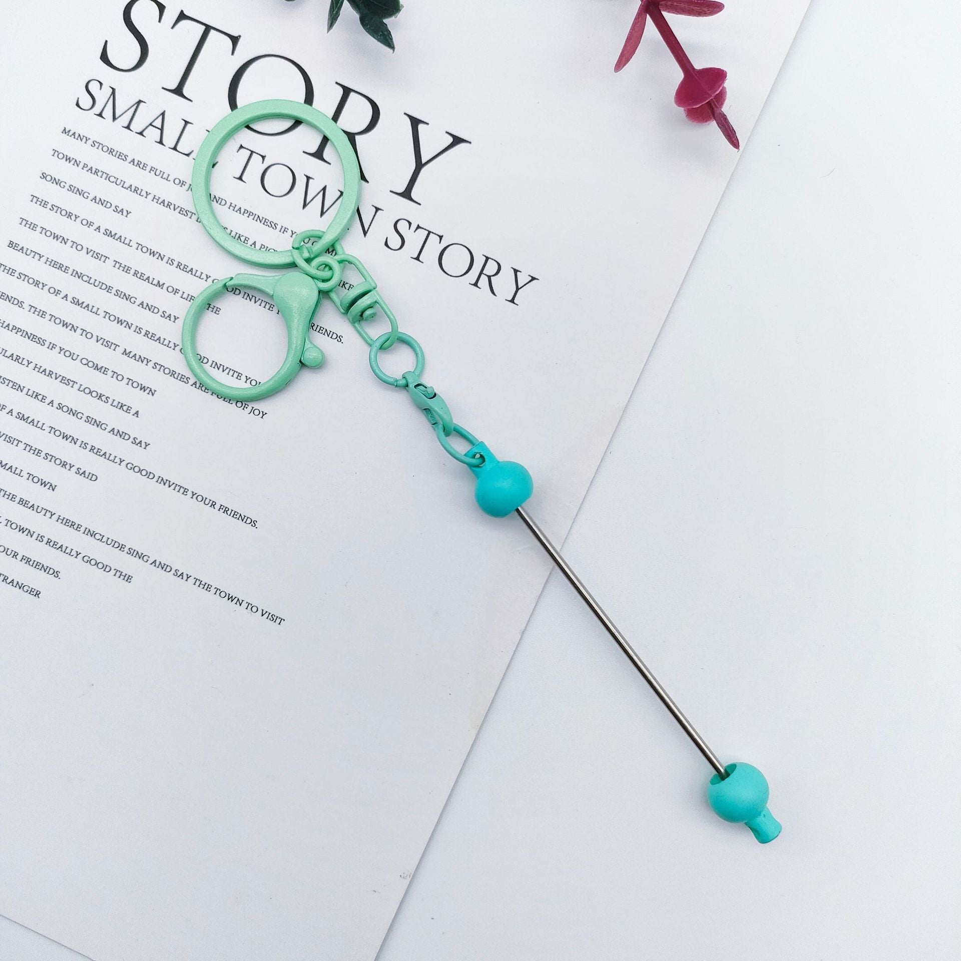 Wholesale DIY Personalized Baked Paint Color Cute Keychains